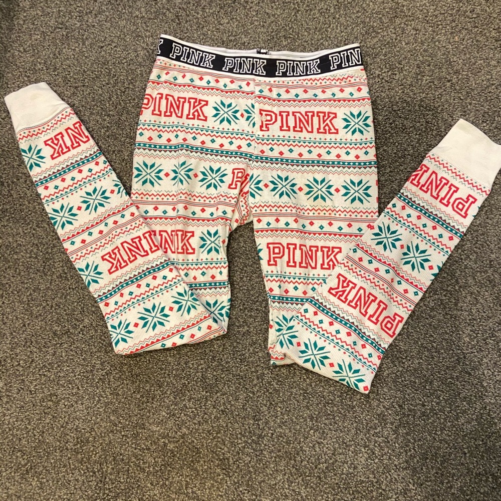 PINK Victoria’s Secret thermal PJ leggings -small